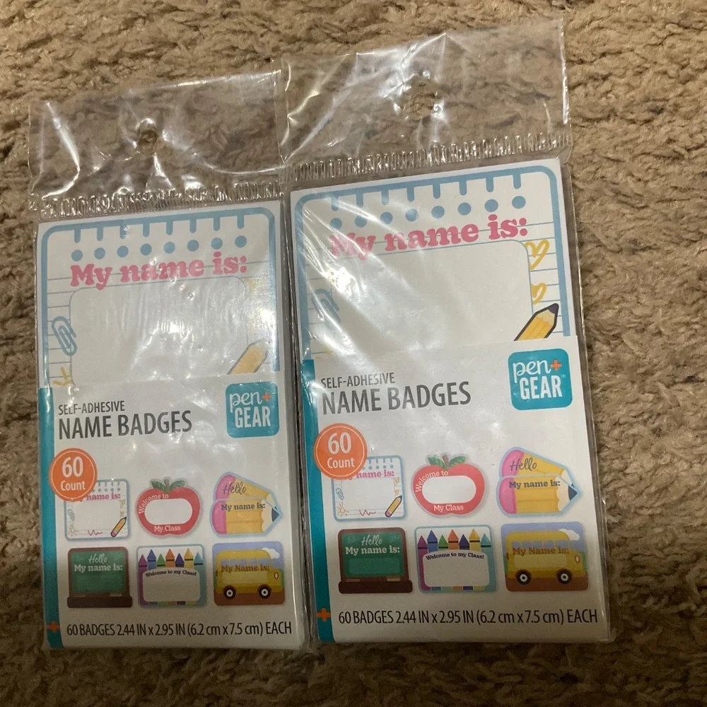 Pen+Gear Self-Adhesive Name Badges